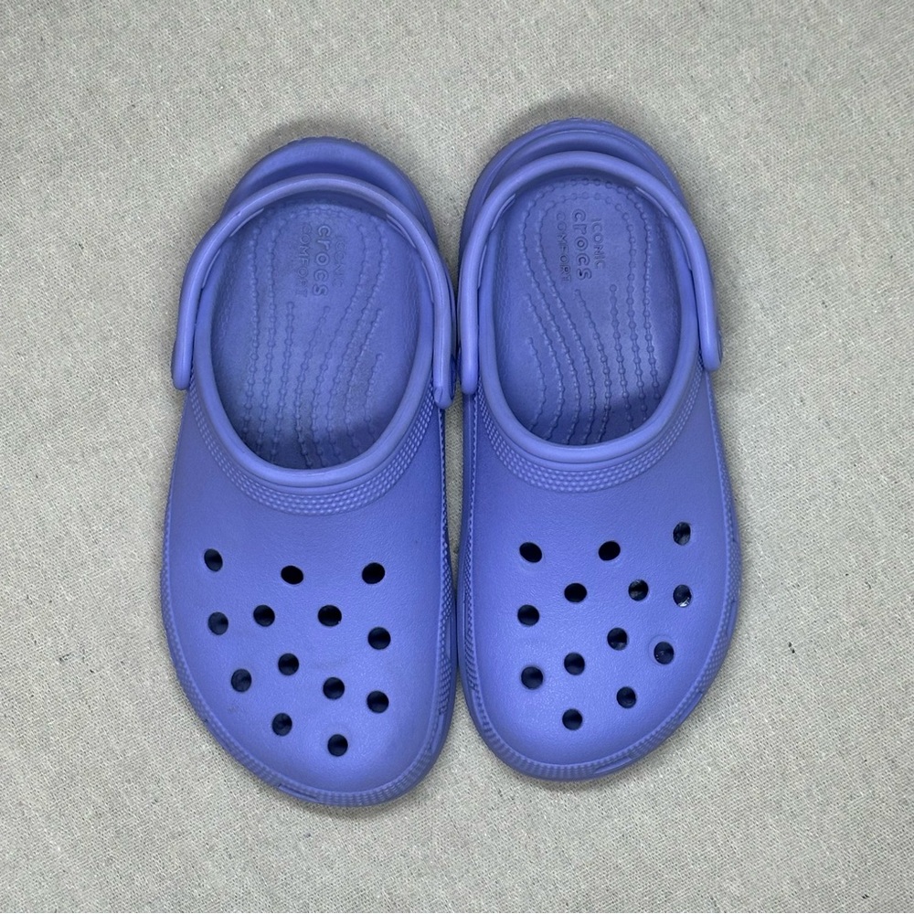 Crocs Classic Cutie Crush Clog Purple Lavender Size 1 Girls Women Platform